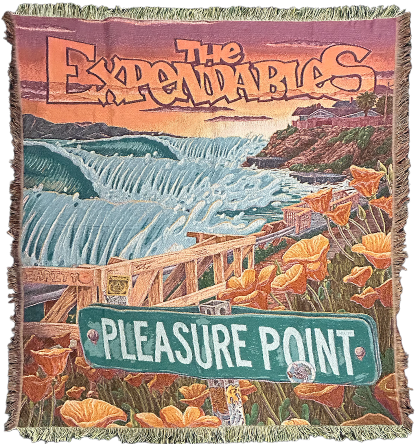 Pleasure Point Throw Blanket