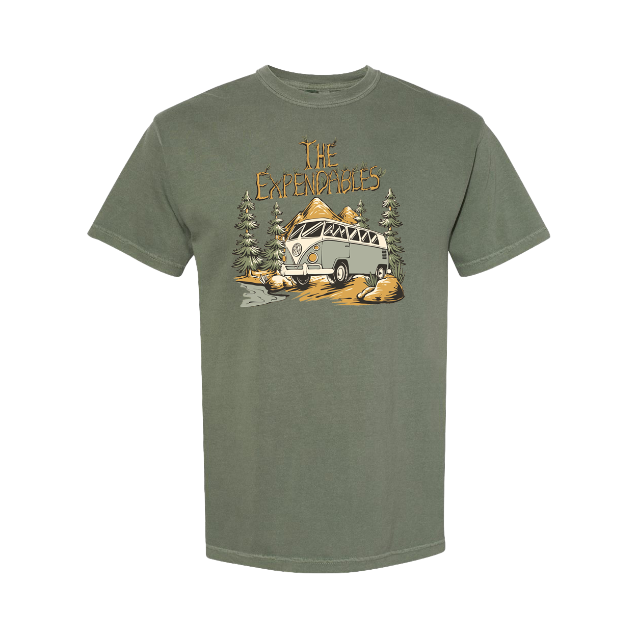 Road Trip Tee (Moss)