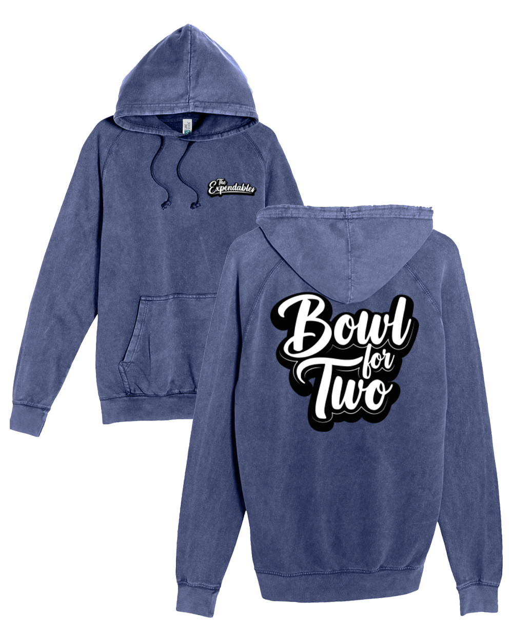 BOWL FOR TWO™ Vintage Wash Hoodie