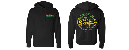 Rasta Spiral Pullover Hoodie
