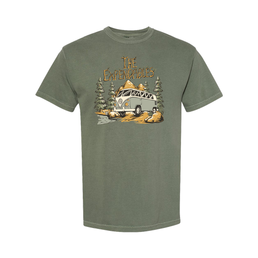 Road Trip Tee (Moss)